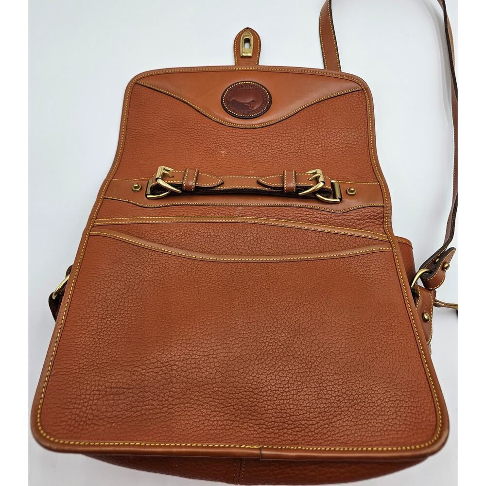 Vintage Dooney & Bourke All-Weather Yan Leather Carrier Bag w/Shoulder Strap - Picture 8 of 16